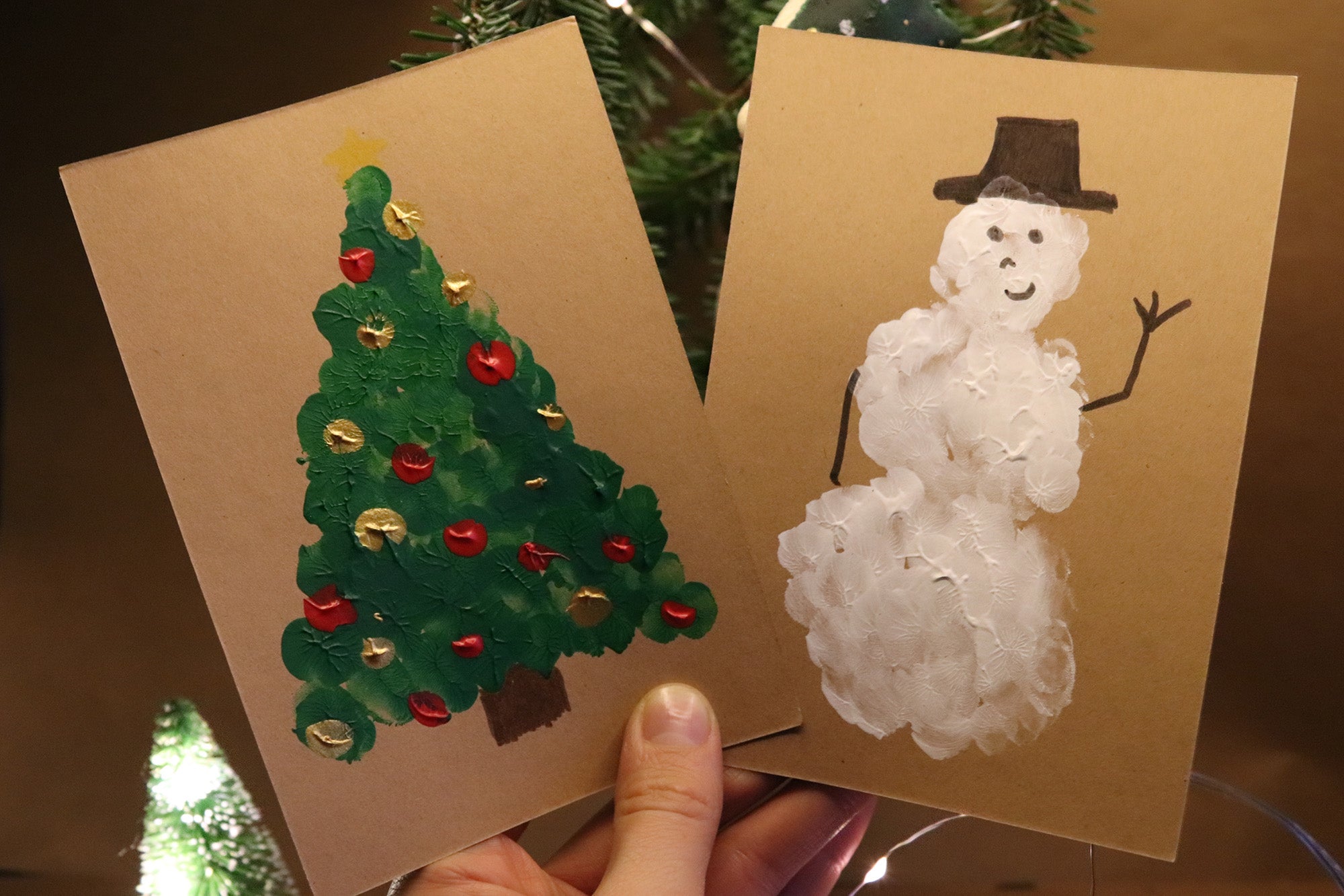 Weihnachtskarten - DIY zum dritten Advent