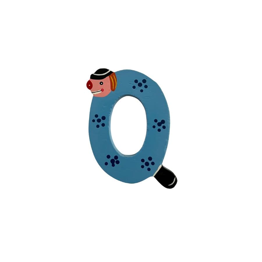 Gico Dekoration 0 Türbuchstaben Clownbuchstaben Holz A - Z