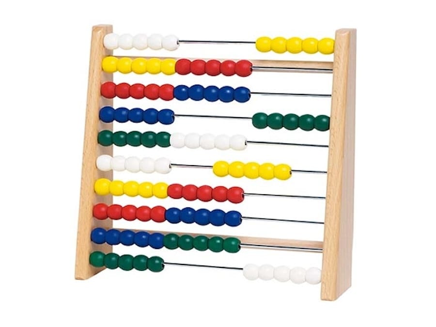 Goki Lernspielzeug Rechenrahmen, Zählrahmen 1-100