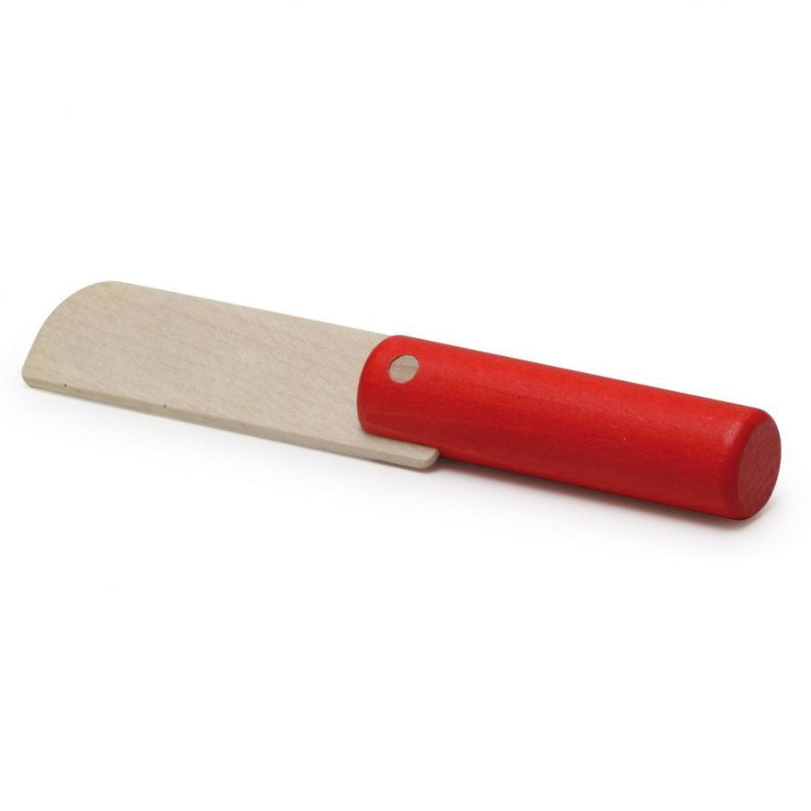 Erzi Kindermesser aus Holz – Spielmesser mit rotem Griff, ab 3 Jahre