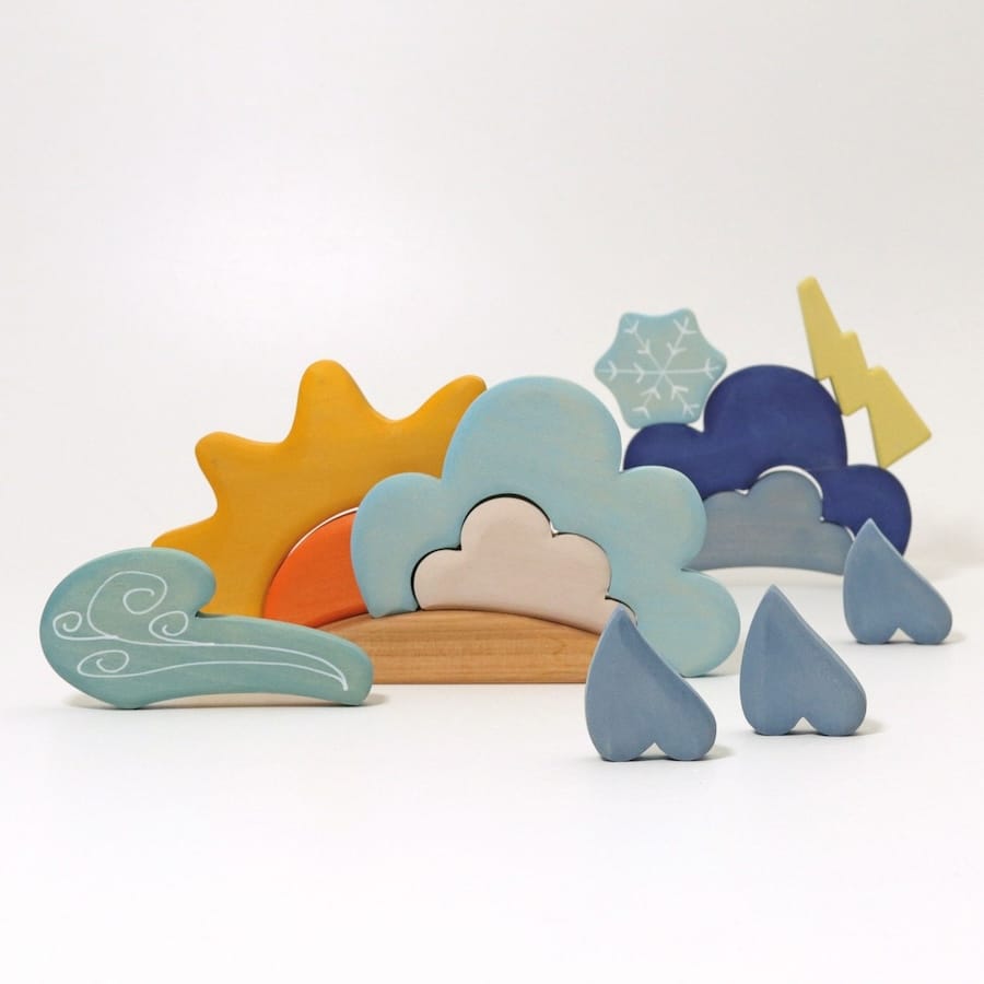 GRIMM'S Bausteine & Bauspielzeug Bauspiel Wetter