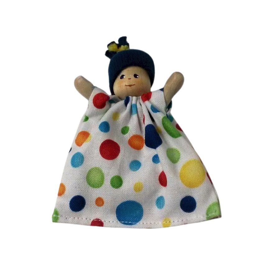Annedore Krebs Puppen, Spielkombinationen & Spielzeugfiguren Baby im Schlafsack, bunt
