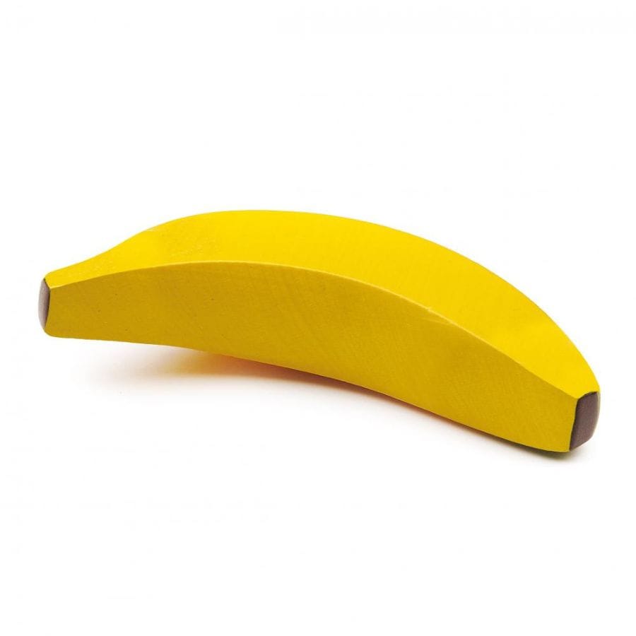 Erzi Spielzeuglebensmittel Erzi Holz-Banane für Kinder ab 3 Jahren – Kaufladen & Kinderküche