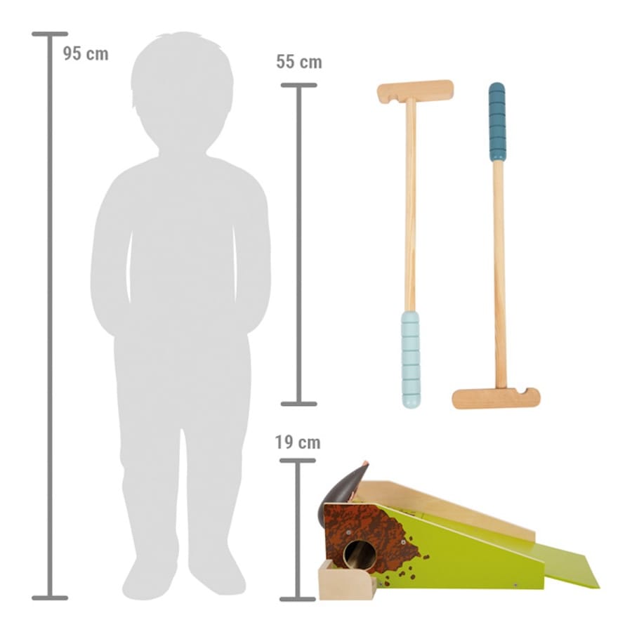 Legler Aktivspielzeug Kinder Minigolf-Set Maulwurf