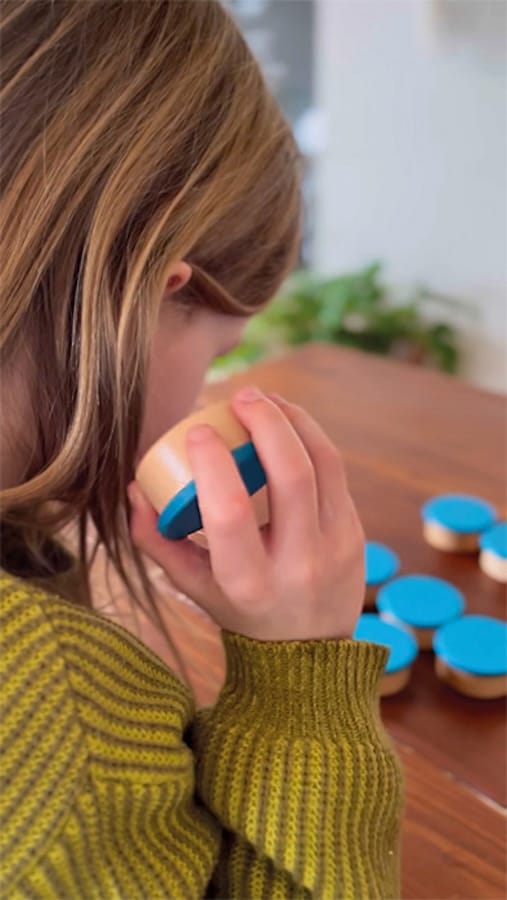 Legler Lernspielzeug Smal foot Hörmemo Sensory, aus Holz, ab 3 Jahre