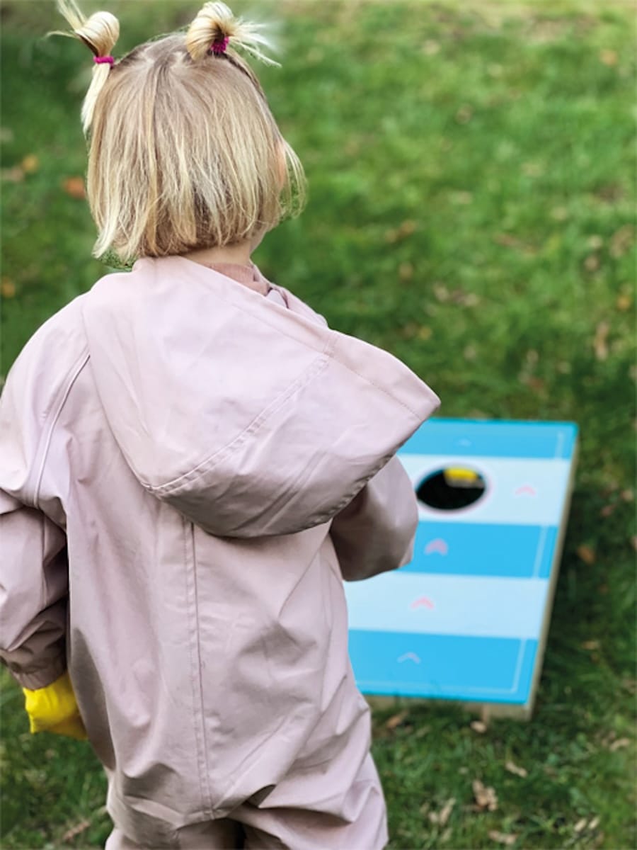 Legler Spielzeug für draußen small foot 2in1 Wurfspiel – Cornhole & Sling Puck ab 5 Jahre