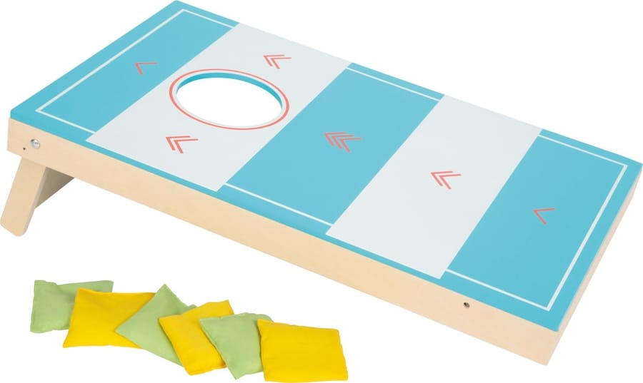 Legler Spielzeug für draußen small foot 2in1 Wurfspiel – Cornhole & Sling Puck ab 5 Jahre