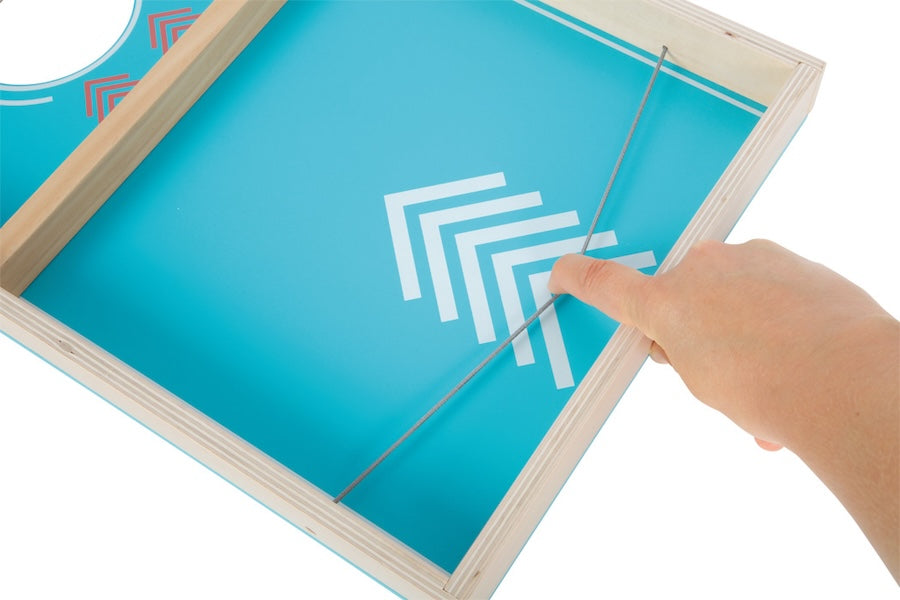 Cornhole und Sling Puck Spiel „Active“ Wurfspiel