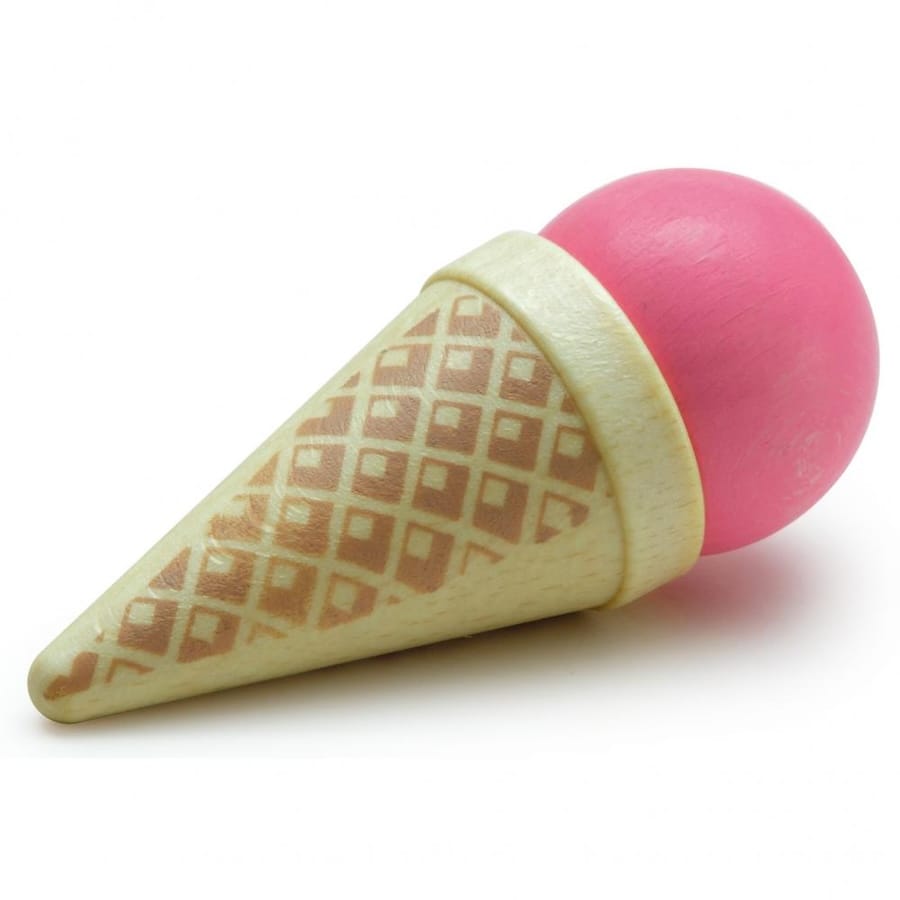 Erzi Spielzeuglebensmittel Rosa Eistüte, rosa