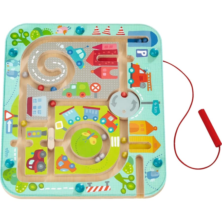 Haba Lernspielzeug Magnetspiel Stadtlabyrinth