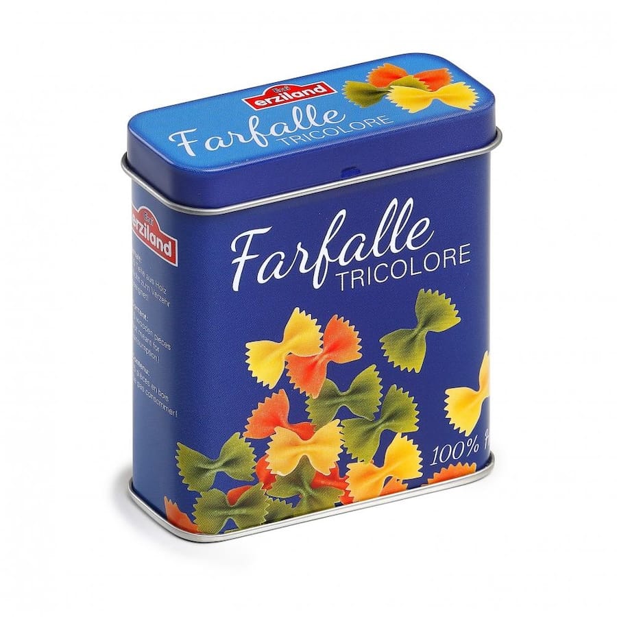 Erzi Spielzeuglebensmittel Farfalle in der Dose - Nudeln