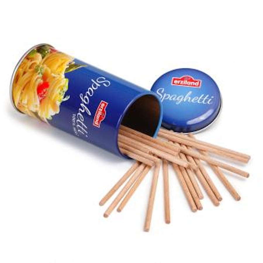 Erzi Einkaufsladen Spaghetti in der Dose Kaufladenzubehör Erzi