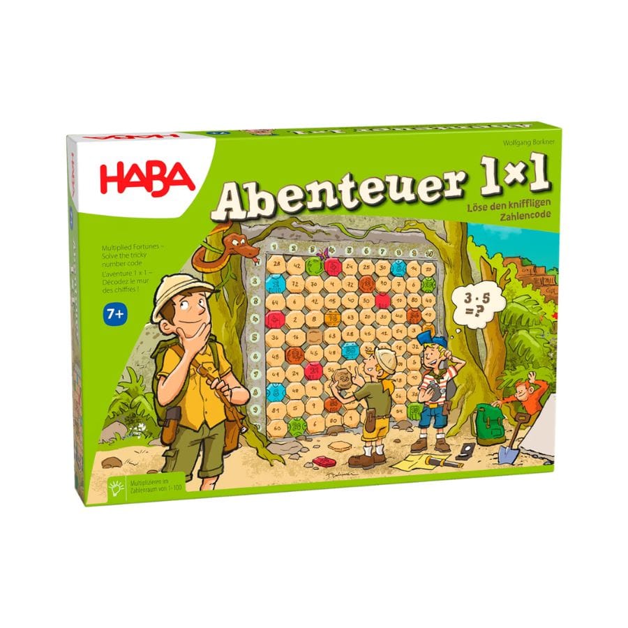 HABA Legespiele HABA Abenteuer 1x1 – Zahlencode-Spiel, ab 7 Jahre