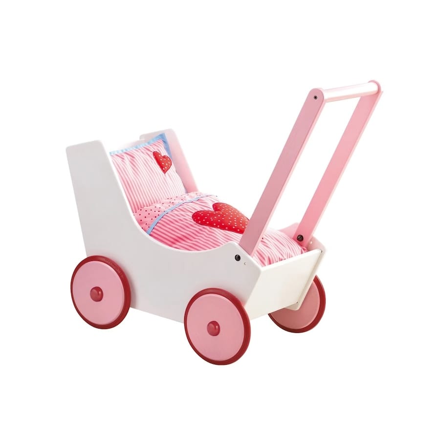 Haba Puppen und Zubehör Puppenwagen Herzen