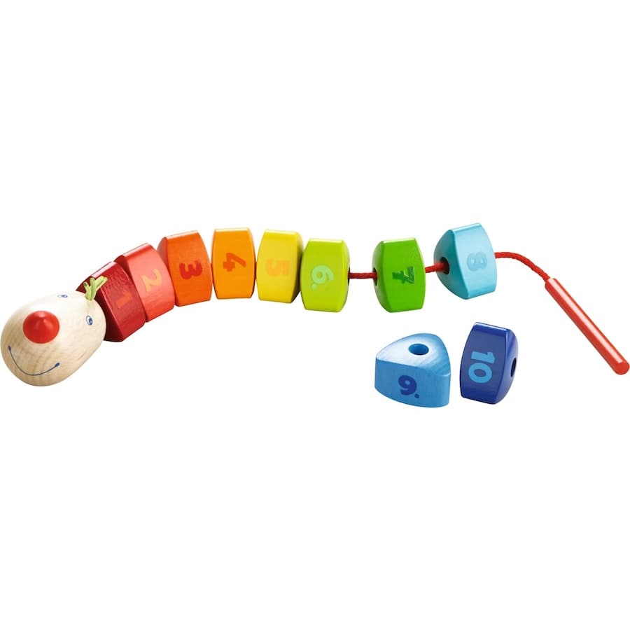 Haba Fädelspiel Fädelspiel Zahlen-Drache