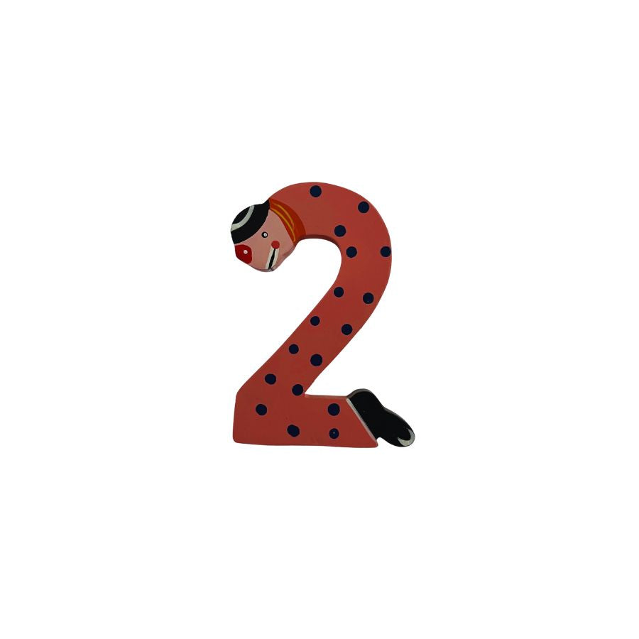 Türbuchstaben Clownbuchstaben Holz A - Z