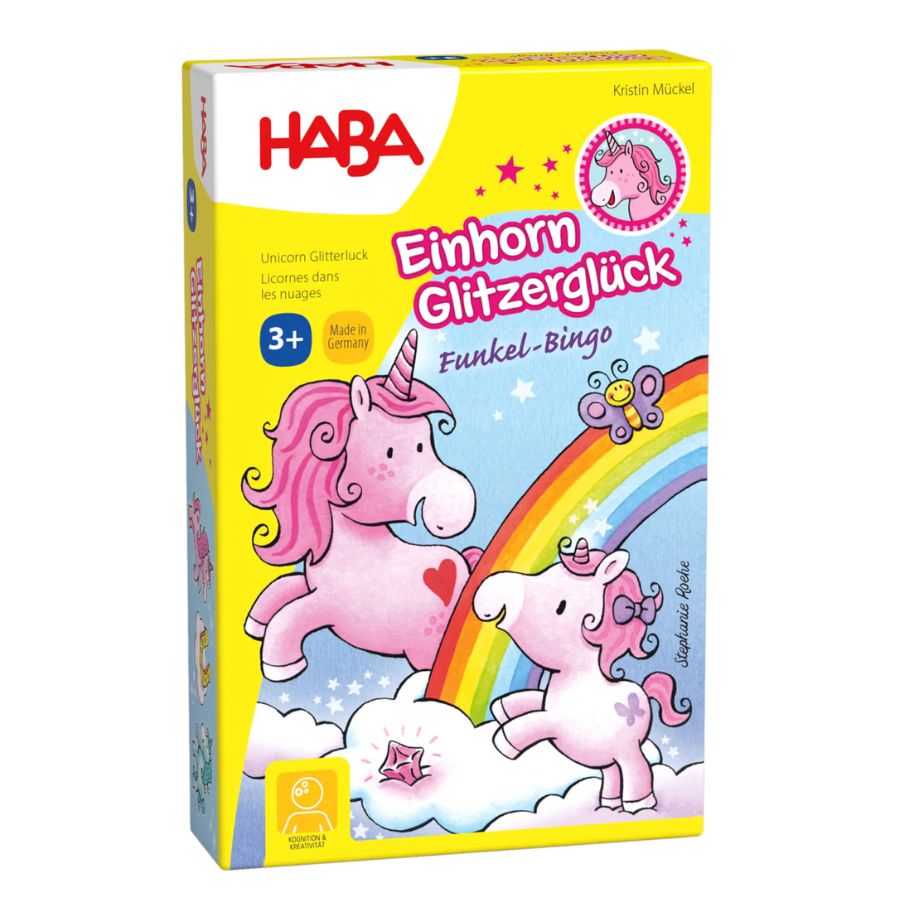 Einhorn Glitzerglück Funkel-Bingo