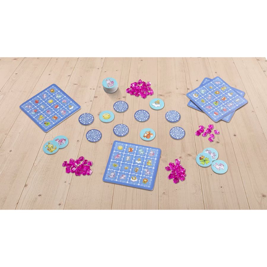 Einhorn Glitzerglück Funkel-Bingo