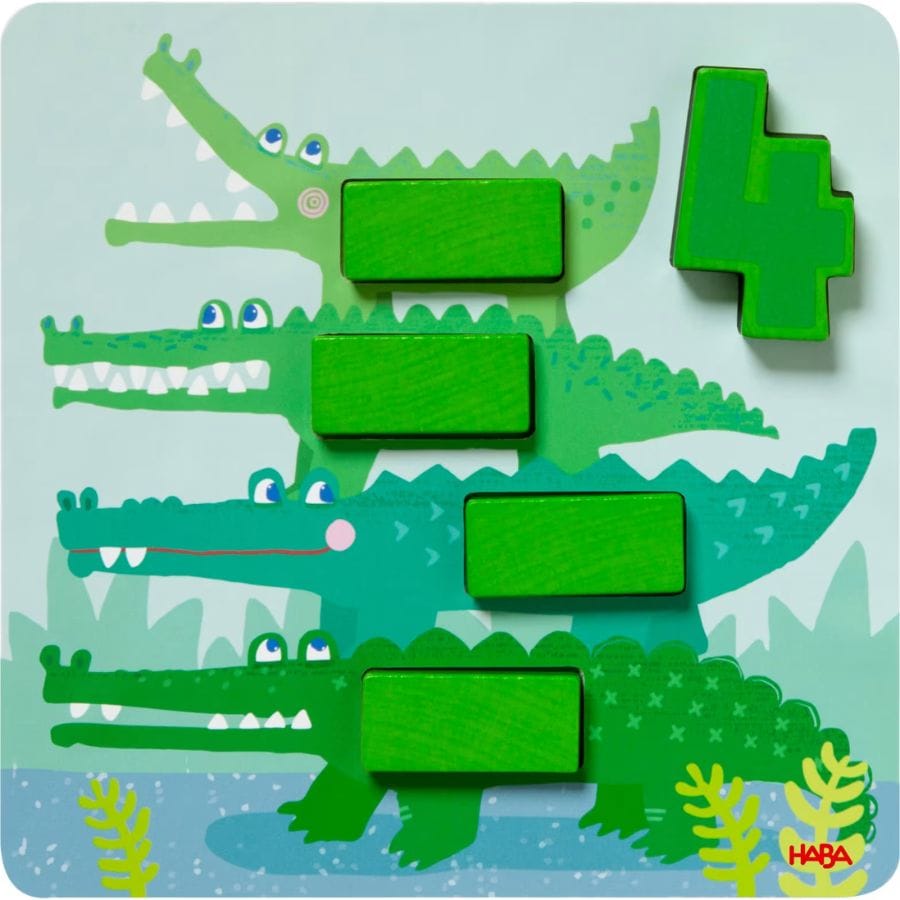 HABA Legespiele HABA Zuordnungsspiel „Wilde Tiere“ – Lernspiel ab 18 Monate