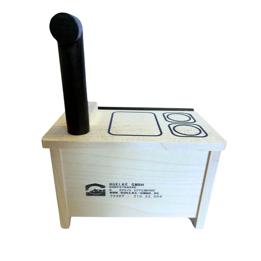 Rülke Puppenhaus-Zubehör Rülke Holzküchenofen aus Ahornholz fürs Puppenhaus – Made in Germany, 1:12, ab 3 Jahre