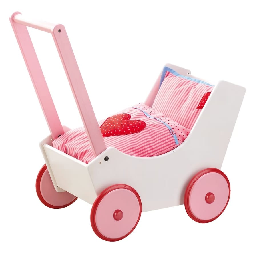 Haba Puppen und Zubehör Puppenwagen Herzen