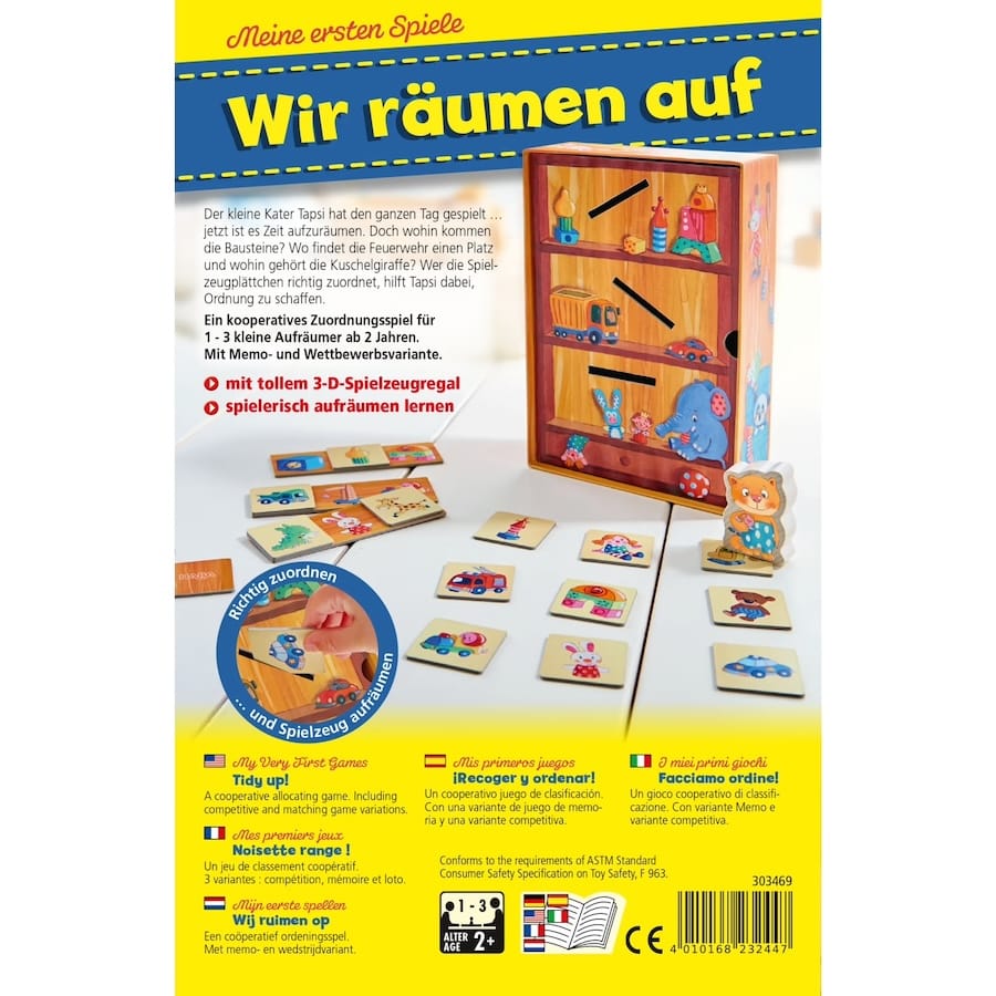 Haba Lernspielzeug Meine ersten Spiele – Wir räumen auf