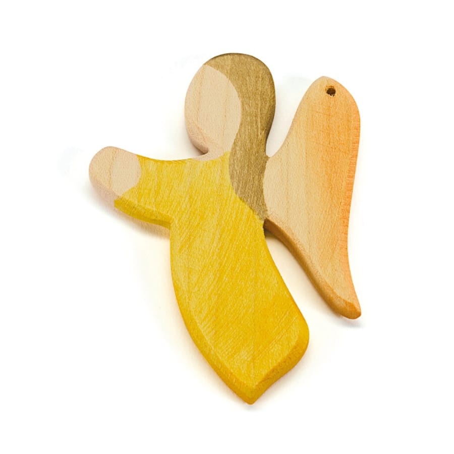 Ostheimer Dekoration Gelb Ostheimer Engelchen Anhänger in 6 Farben, Holz