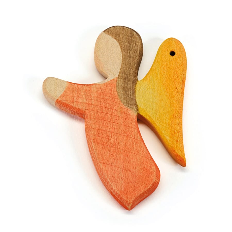 Ostheimer Dekoration Orange Ostheimer Engelchen Anhänger in 6 Farben, Holz