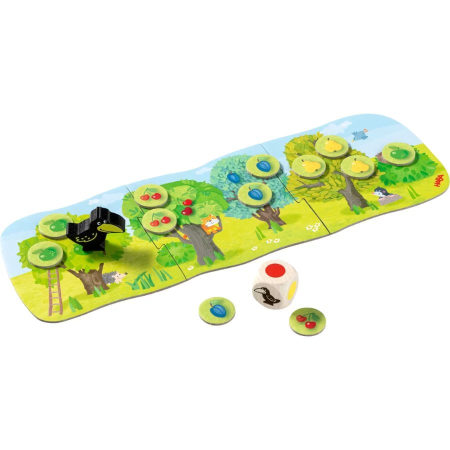 HABA Lernspielzeug HABA Kleiner Obstgarten – Kooperatives Sammelspiel ab 3 Jahren
