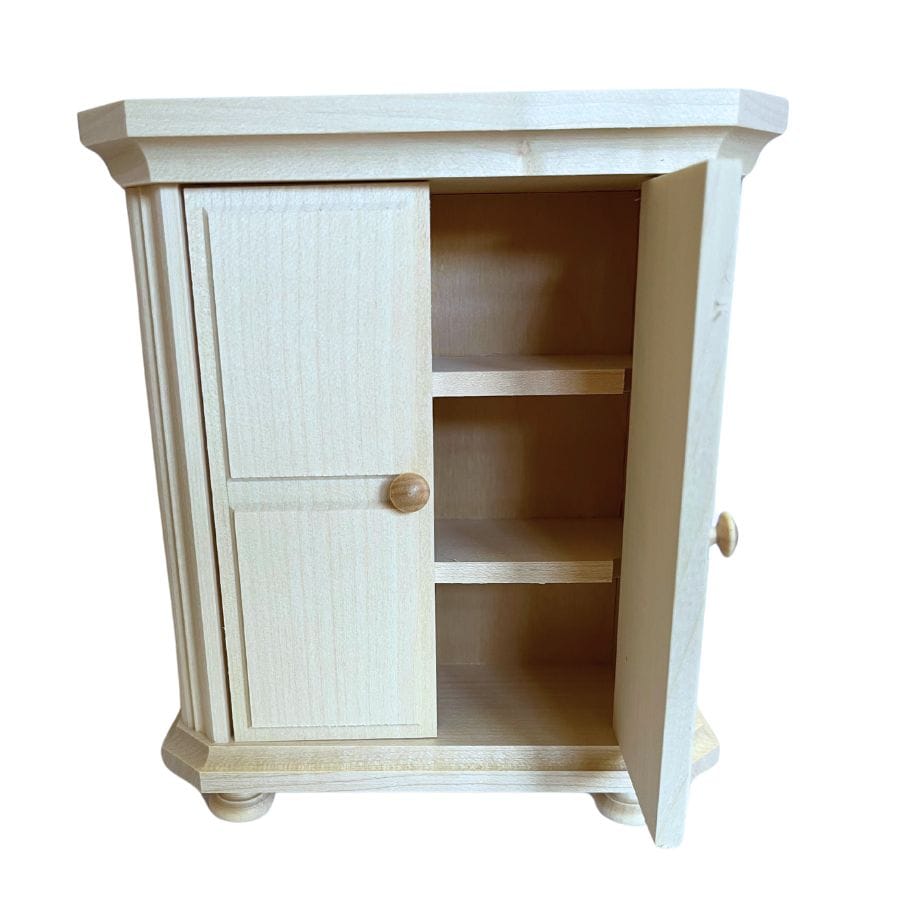 Rülke Puppenhaus-Zubehör Rülke Schlafzimmerschrank aus Ahornholz fürs Puppenhaus – Made in Germany, 1:12, ab 3 Jahre