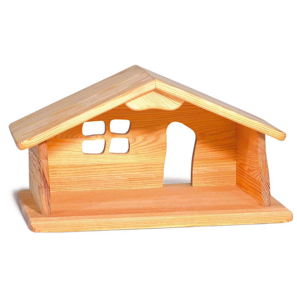 Ostheimer Rollenspiel Ostheimer Landhaus aus Massivholz – Puppenhaus & Spielhaus für Holzfiguren ab 3 Jahren