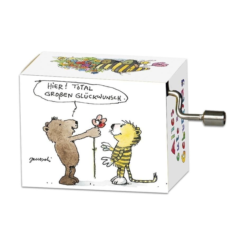 Fridolin Spieluhr Fridolin Spieluhr „Happy Birthday“ – Janosch Kleine Blume - Kurbelspieldose