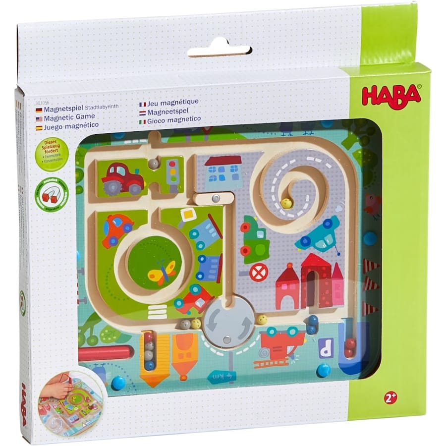Haba Lernspielzeug Magnetspiel Stadtlabyrinth