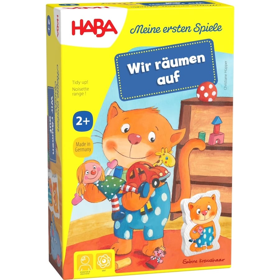 Haba Lernspielzeug Meine ersten Spiele – Wir räumen auf