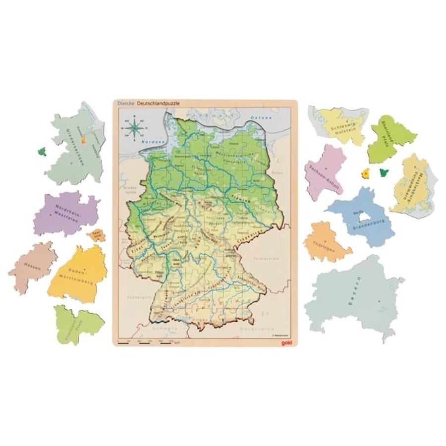 Goki Lernspielzeug Puzzle im Puzzle Deutschland