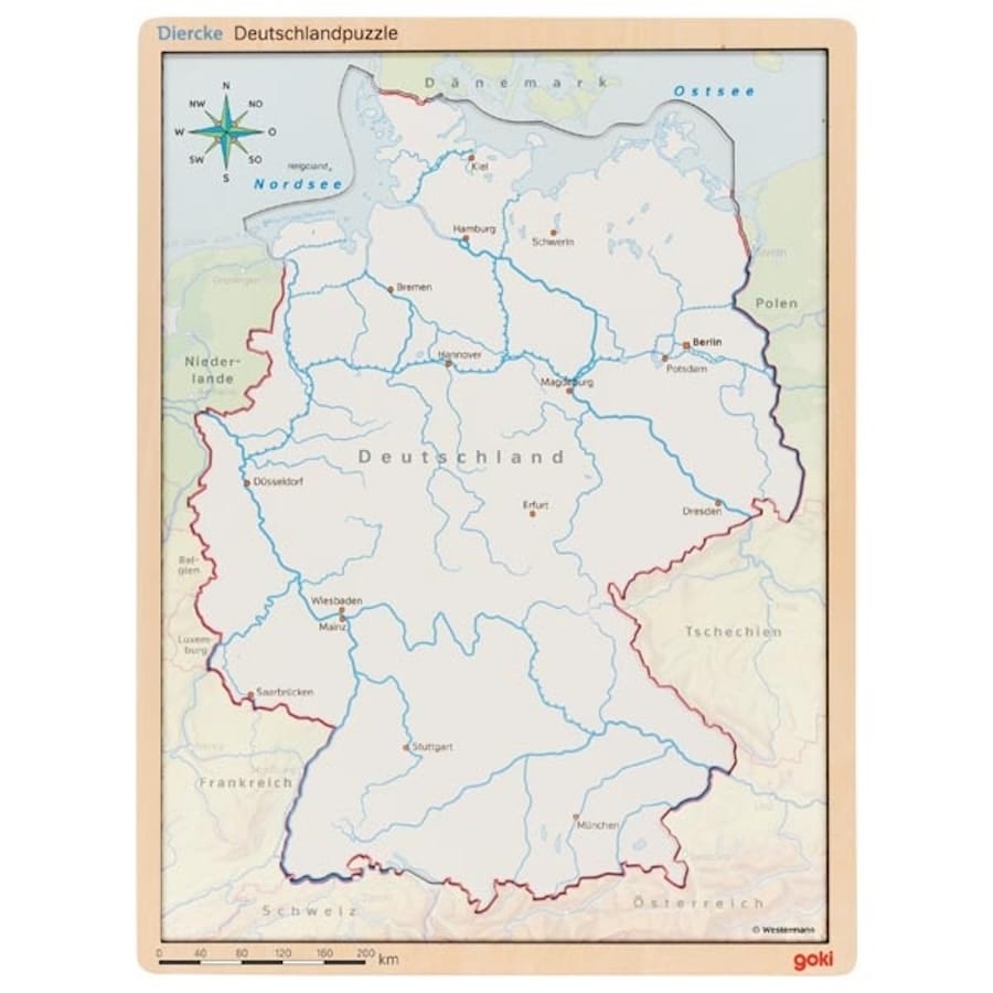 Goki Lernspielzeug Puzzle im Puzzle Deutschland