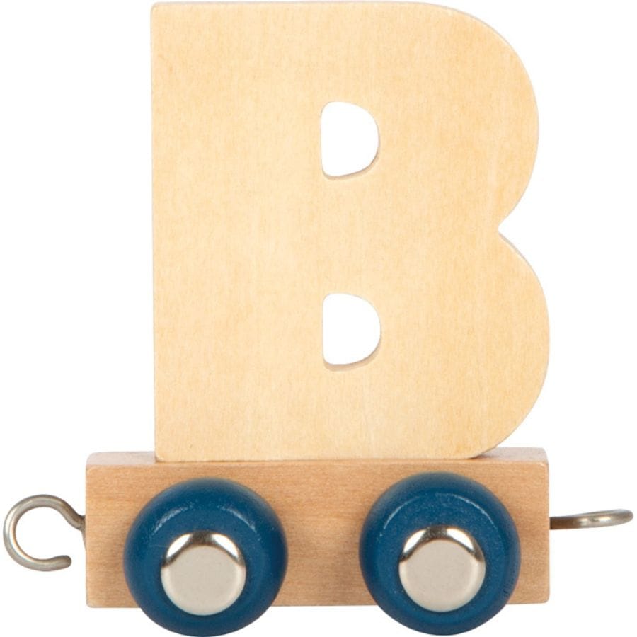 Legler Dekoration B small foot Holz-Buchstabenzug „Polar“ – personalisiertes Geschenk ab 2 Jahre