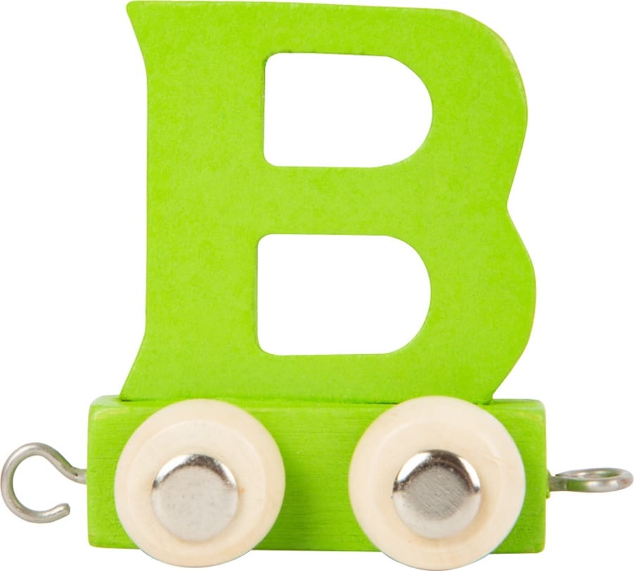 Legler Dekoration B bunt Buchstabenzug Namenszug aus Holz – Personalisierte Geschenkidee