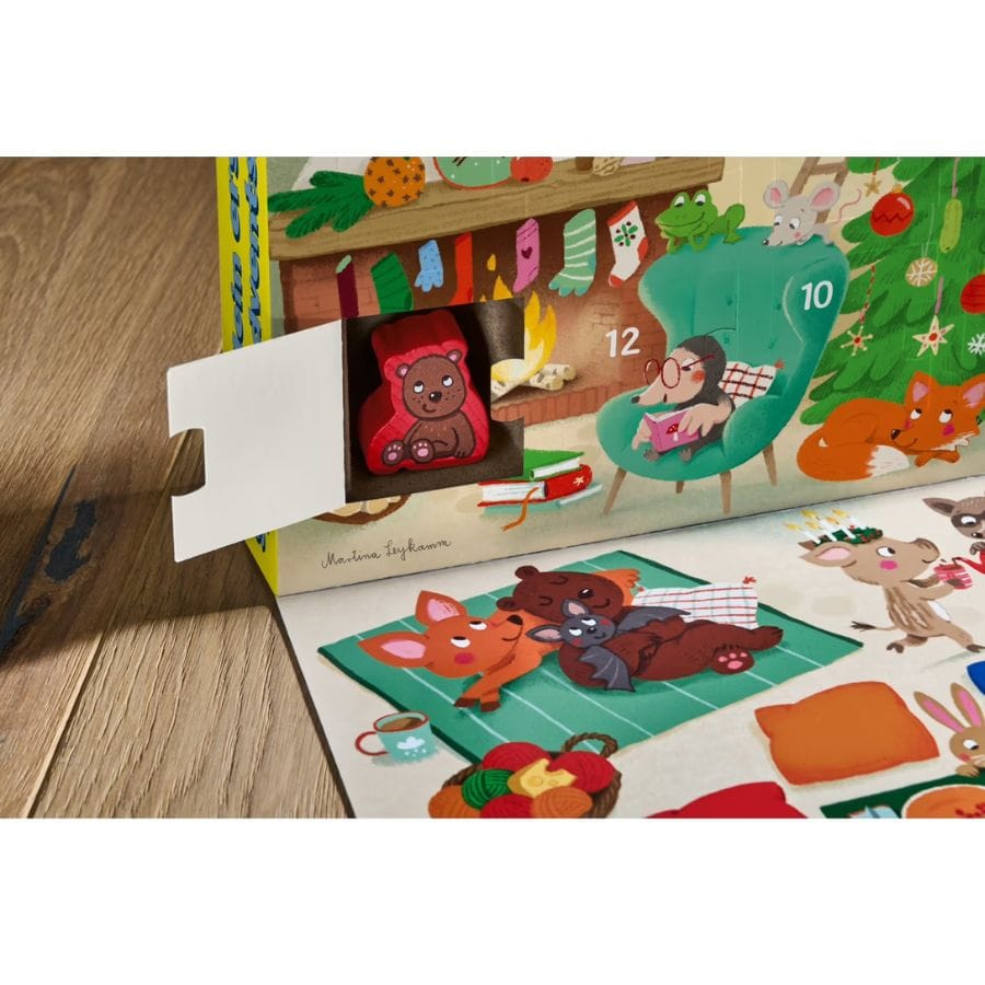 HABA Adventskalender Spiele-Adventskalender - Weihnachten in der Bärenhöhle