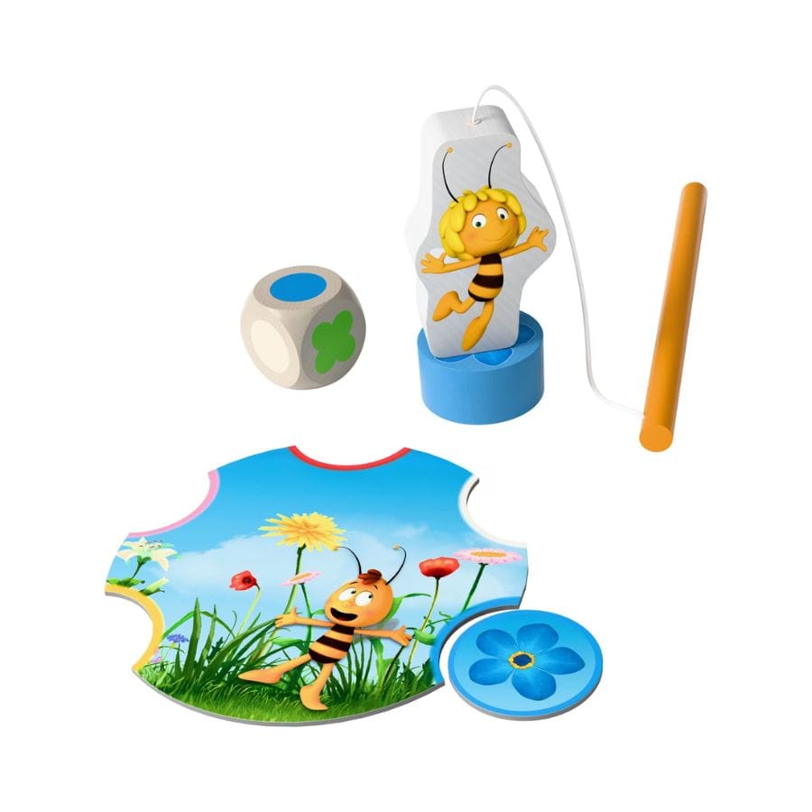 HABA Meine ersten Spiele – Biene Maja: Blüten angeln – Angelspiel ab 2 Jahren