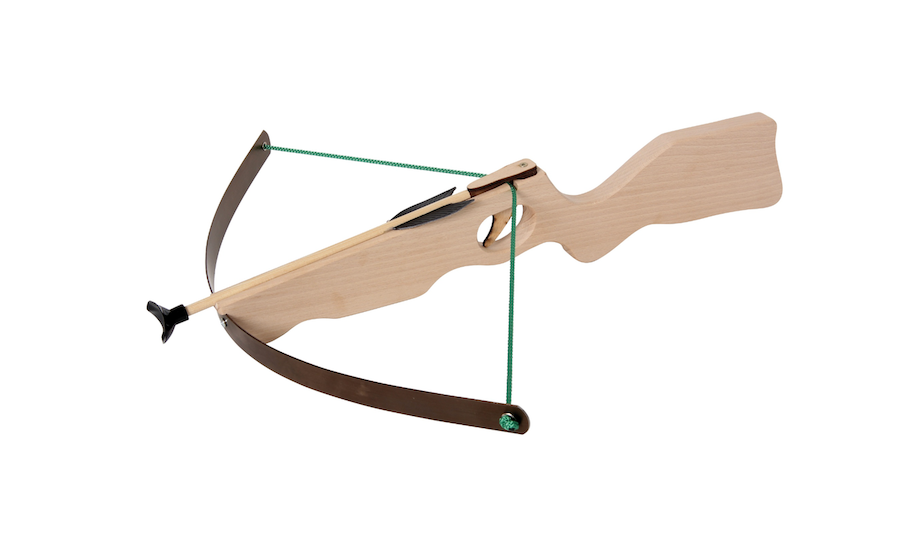 Armbrust groß mit 3 Saugnapf-Pfeilen