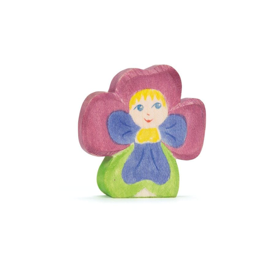 Ostheimer Holzfiguren Ostheimer Stiefmütterchen Ostheimer Blumenkinder, Spielfigur, Holzfigur, Made in Germany, ab 3 Jahre