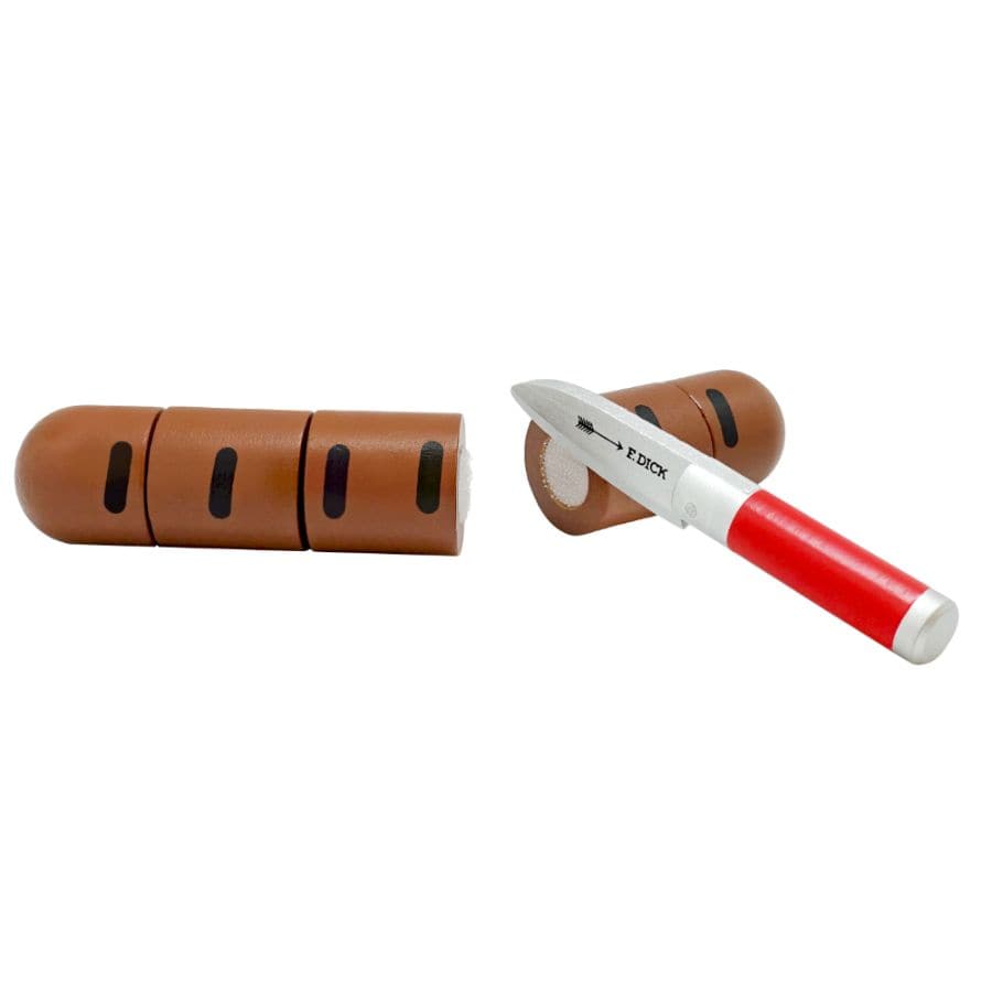 Tanner Kaufladenzubehör Tanner Bratwurst & Pommes Set aus Holz – Kinderküche, ab 2 Jahre