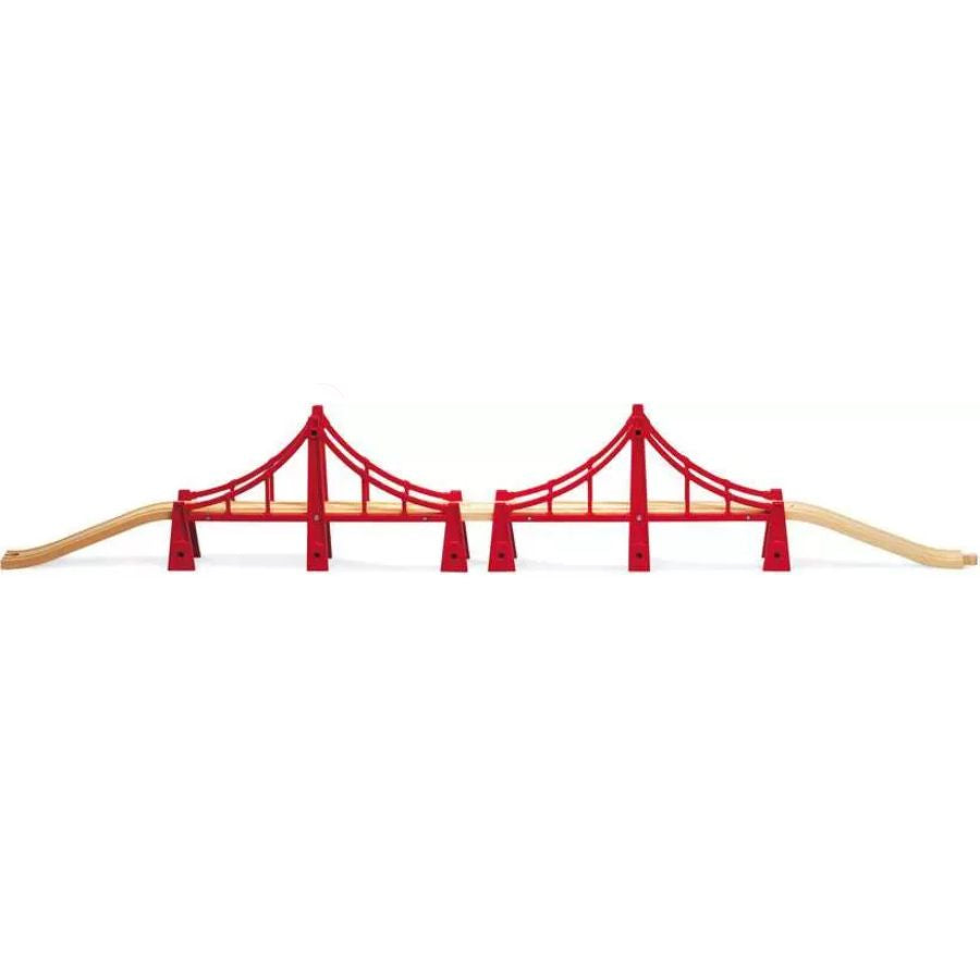 BRIO World Hängebrücke – doppelte Eisenbahnbrücke, ab 3 Jahren