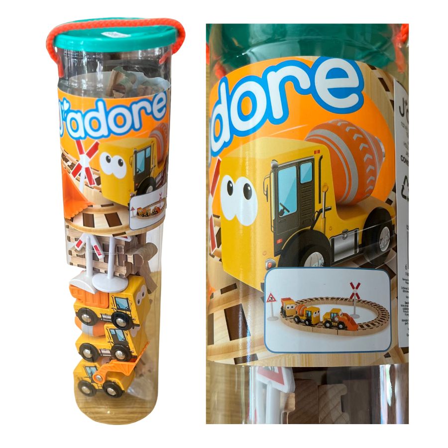 Kleine Holzeisenbahn-Sets