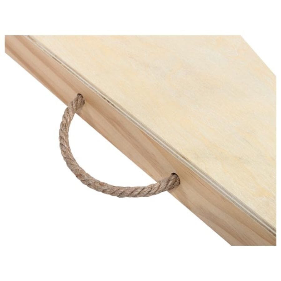 Goki Gesellschaftsspiel Goki Cornhole – Outdoor Wurfspiel aus Holz mit 8 Säckchen, faltbar, ideal für Garten & Park, ab 5 Jahre