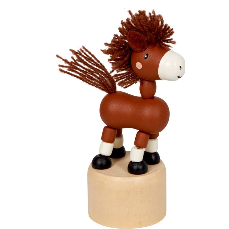 Spiegelburg Action- & Spielzeugfiguren Spiegelburg Wackel-Zappel-Pony aus Holz – Spielzeug ab 3 Jahre