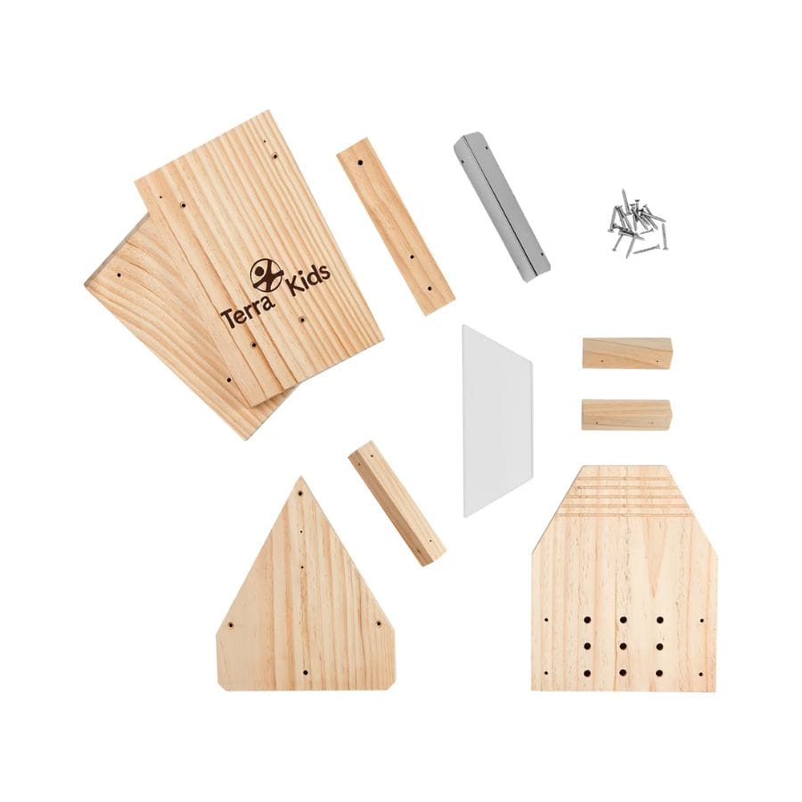 HABA Holzbausatz Haba Eichhörnchen-Futterhaus Bausatz – DIY-Futterstation aus Holz für Gartenfreunde