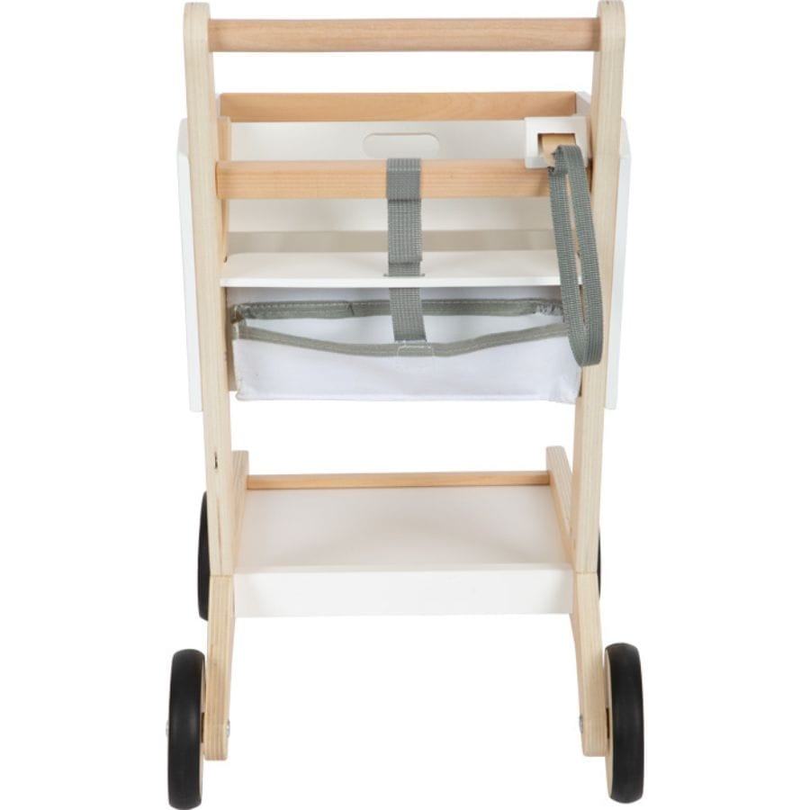 Legler Rollenspiel Small foot Holz-Spiel-Einkaufswagen "Fresh" – Kaufladen, ab 24 Monate