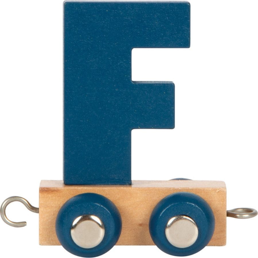 Legler Dekoration F small foot Holz-Buchstabenzug „Polar“ – personalisiertes Geschenk ab 2 Jahre
